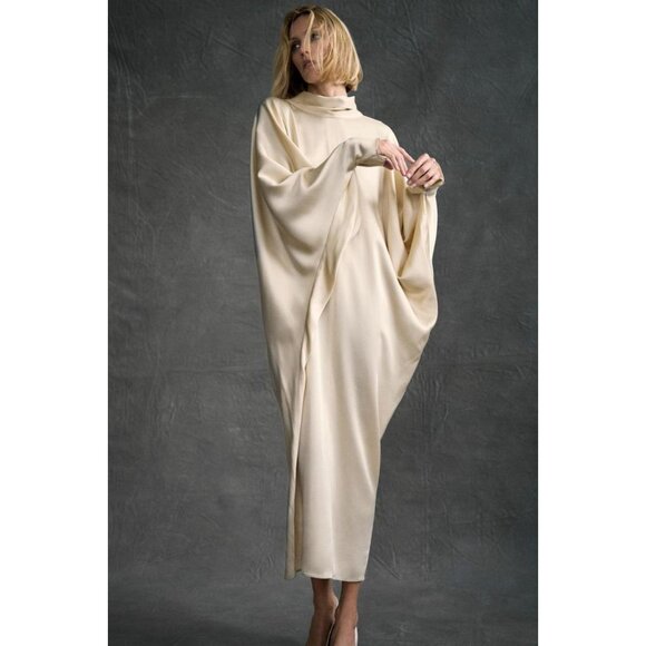 ZARA SATIN EFFECT TUNIC ZW COLLECTION LIMITED EDITION - Picture 2 of 5